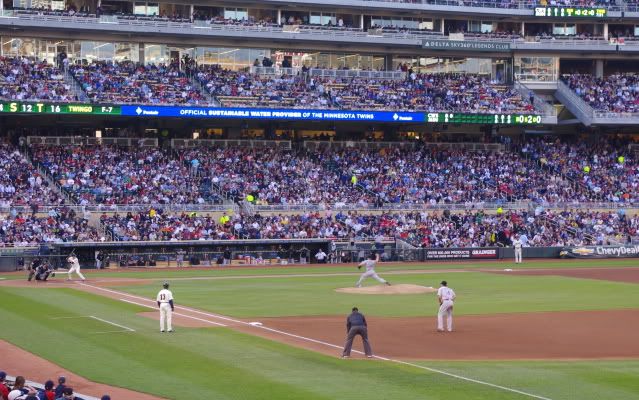 target field seating view. Views from my seat:
