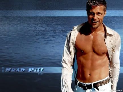 Brad Pitt shirtless!!