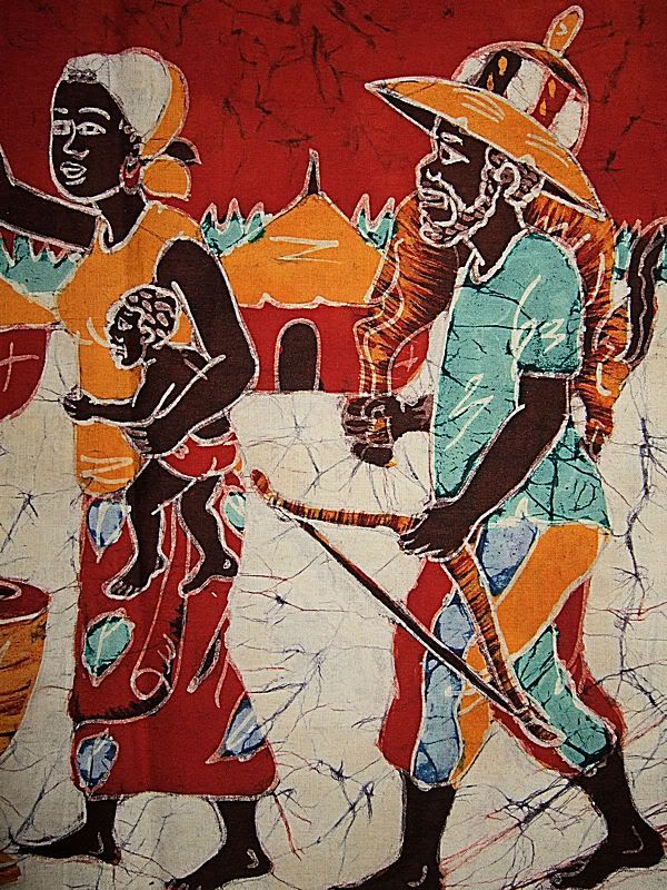 African Batik Artist