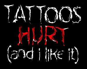 Tattoos hurt Pictures, Images and Photos