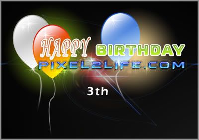 Happy BirthDay To PIXEL2LIFE.Com