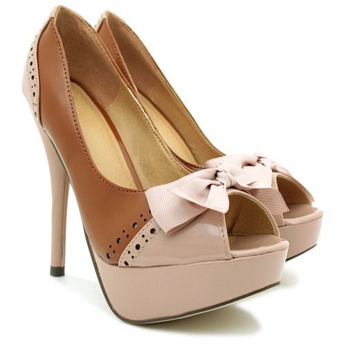 tan coloured court shoes