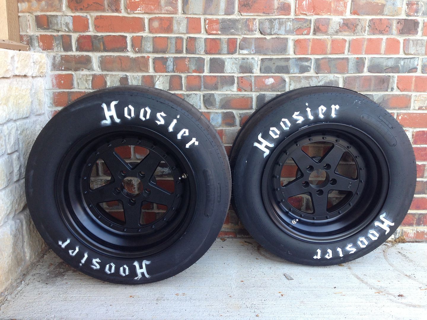 NEW 17x10" Lightweight (19.5 lbs) Drag Wheels for 28" Hoosier Slicks