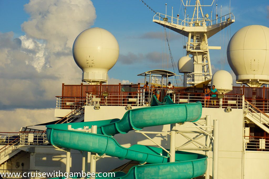 Carnival Victory water slide