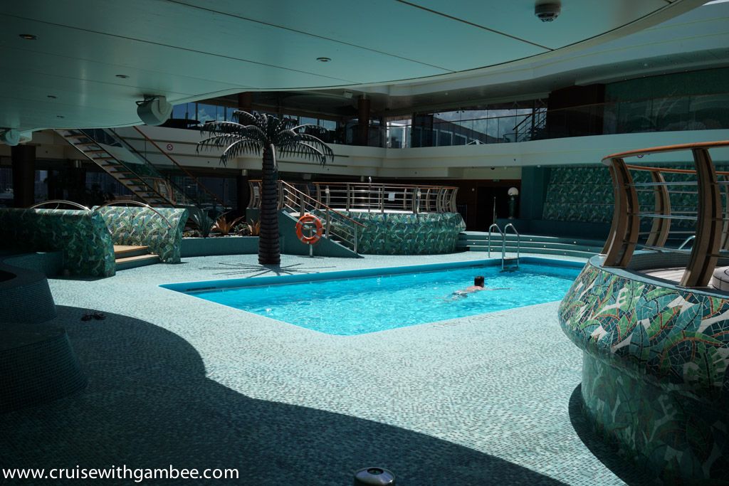 MSC Divina indoor pool