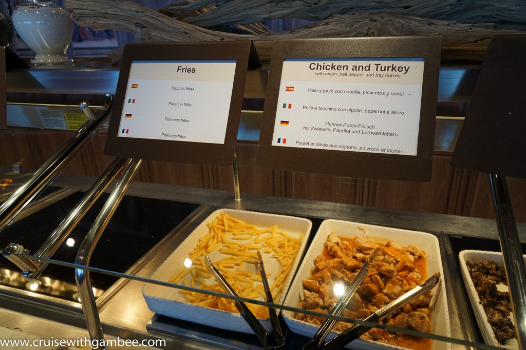 MSC Divina lunch buffet