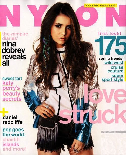 Nina Dobrev in Nylon Magazine February 2012
