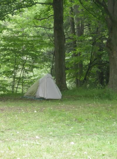 Camping on Merrick Side Trail