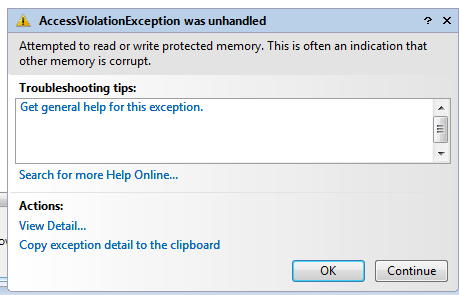 Erlend - [VB] AccessViolationException was unhandled (Error) - RaGEZONE Forums