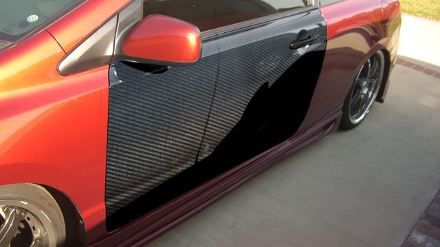 Honda civic carbon fiber door panels #5