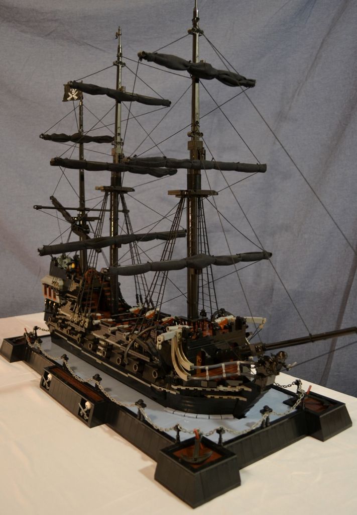 black pearl lego ship