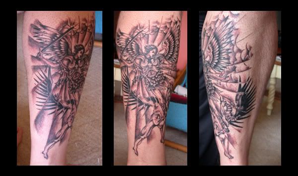 sinner saint tattoo. Saint Michael Tattoo Image