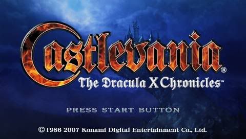 Castlevania Title Screen