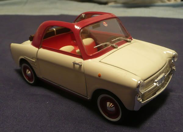 The 124 scale Fabbri Autobianchi Bianchina Trasformabile made of Diecast