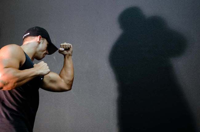 shadow boxing
