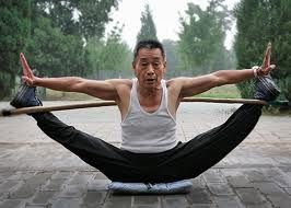 stretching
