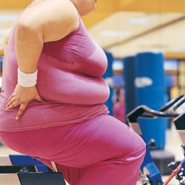 obese woman
