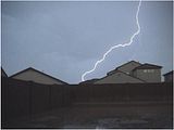Lightning Strike--photo by Mr. Hubby PITA