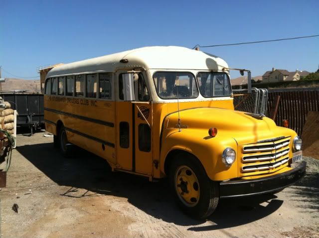 Znalezione obrazy dla zapytania 1950s school bus