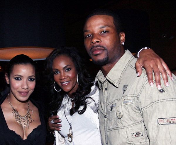 Julissa Bermudez Vivica A Fox and Kerry Rhodes at the Celebrity Bowling 