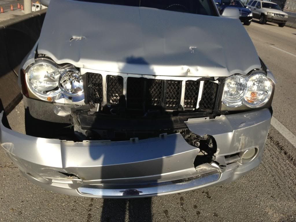 Crashed jeep grand cherokee sale #3