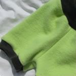 Wool Interlock Shorties . M Chartreuse/Black.