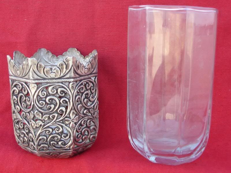 HANDMADE STERLING SILVER GLASS OR CUP INDIA eBay