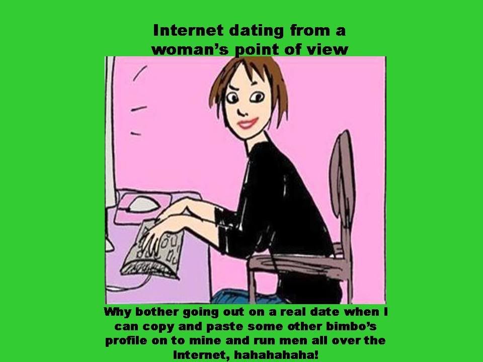Internet dating bimbo