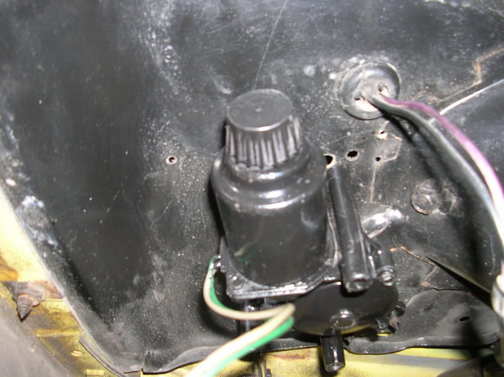 1969 RS headlight motor conversion kit. Team Camaro Tech