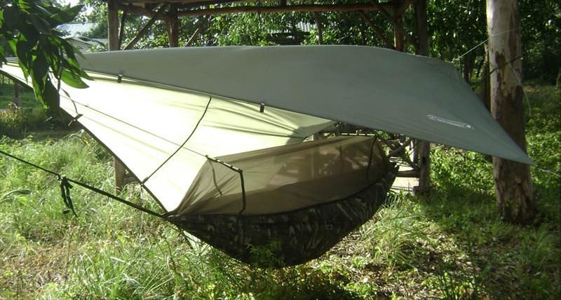 Details about Insulated Camouflage Mosquito Net Jungle Hammock 2.8m