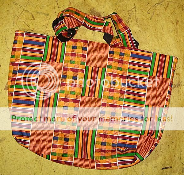 African Kente Print Handbag Tote Bag purse Africa ctkp3  