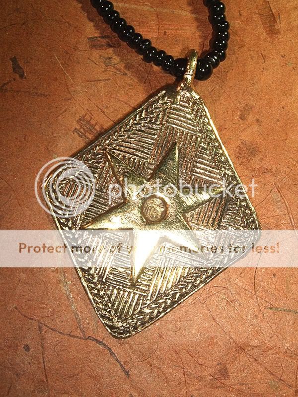 new handmade ashanti adinkra hope faith in god symbol necklace
