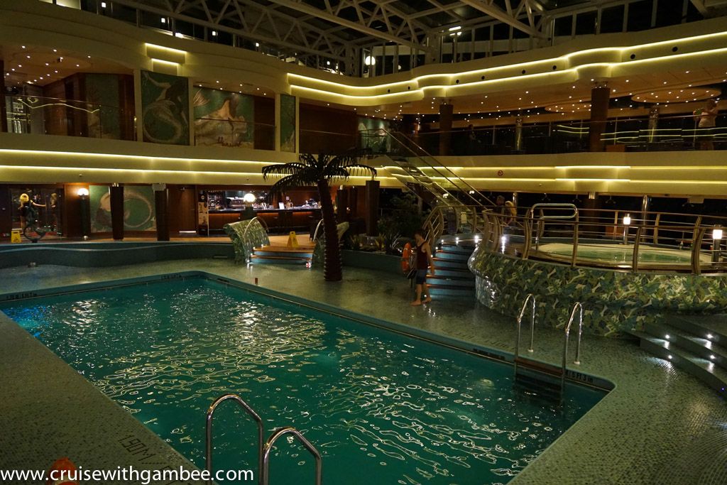 MSC Divina indoor pool