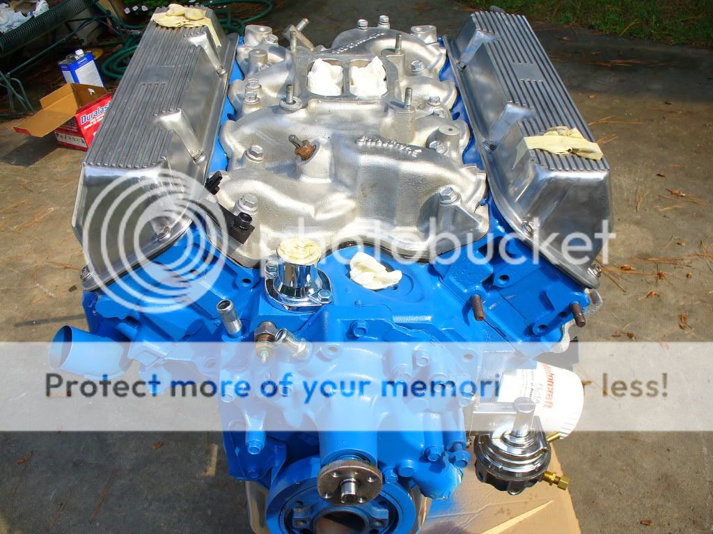 Ford dark blue engine paint #1