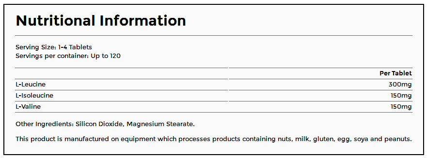 evosport ingredients