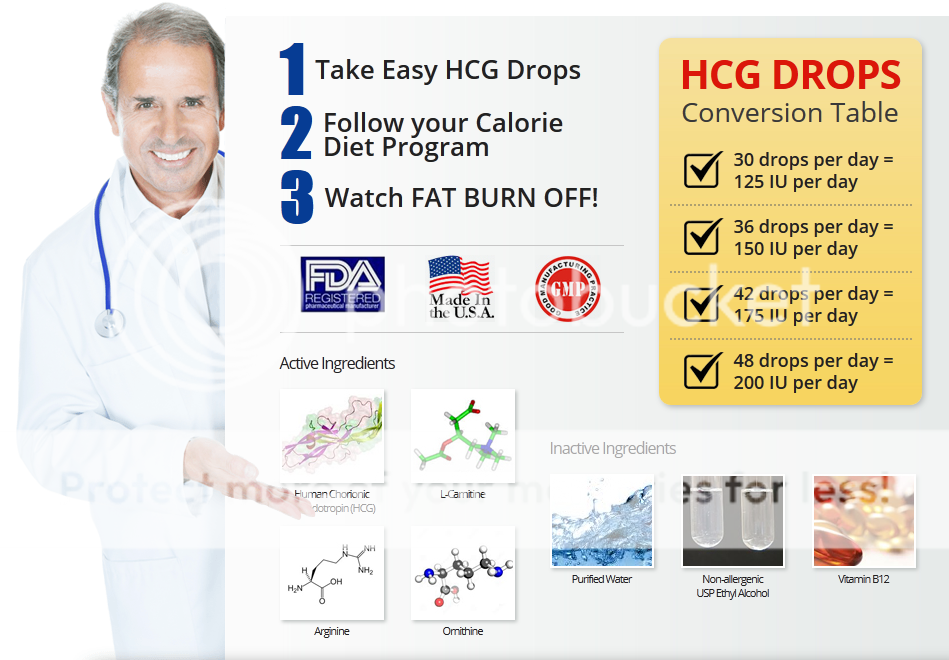 easy hcg homeopathic drops ingredients