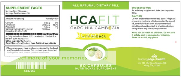 HCAFit ingredients