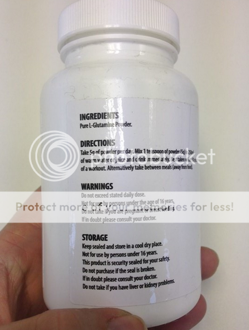 body fuel l-glutamine powder ingredients