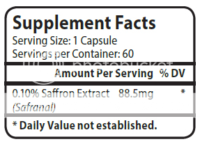 saffron extract appetite control aid ingredients