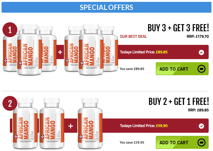 african mango by bauer nutrition special offers