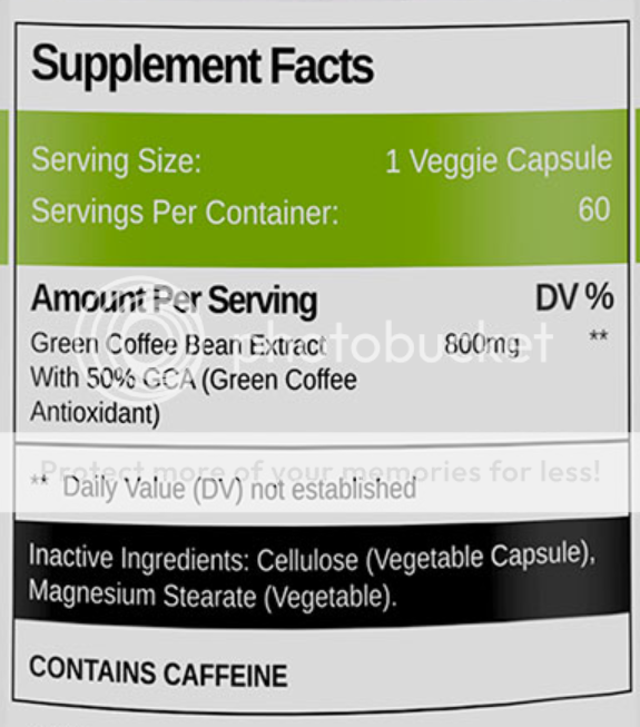 green coffee plus formula