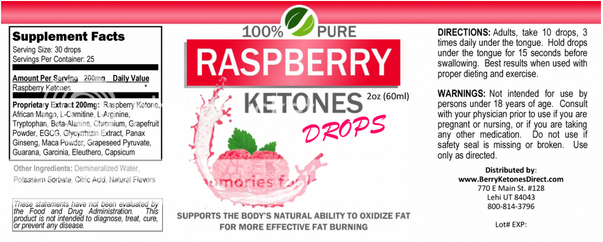Raspberry Ketones Drops