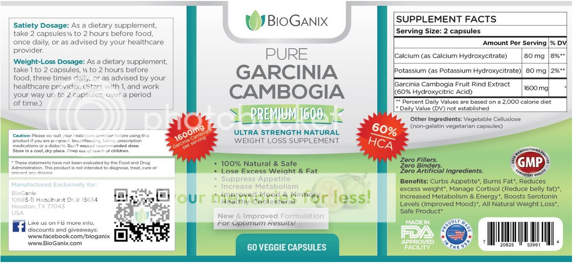 BioGanix Pure Garcinia Cambogia