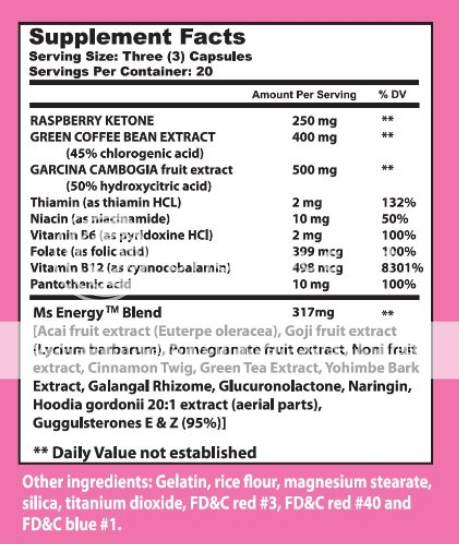 Ms Energy Super Weight Loss Blend
