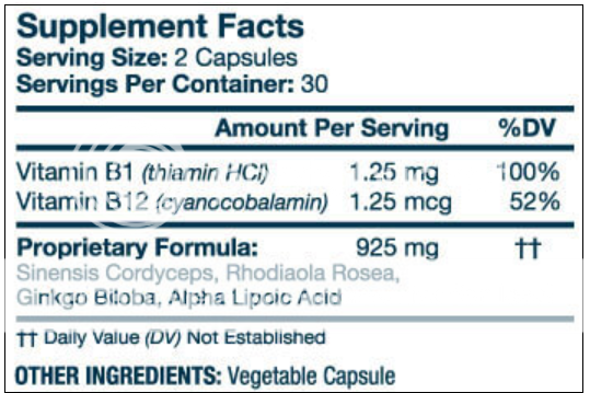 oxygen max ingredients