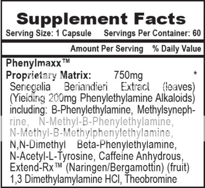 Phenadrine ingredients