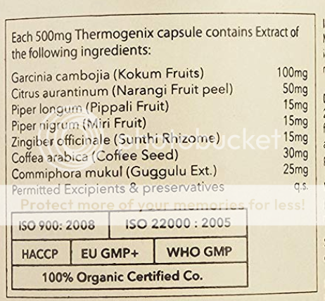 biogetica thermogenix ingredients