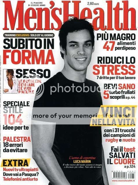 Men's Health Italy Magazine 3 07 Luca Marin Sesso Hot