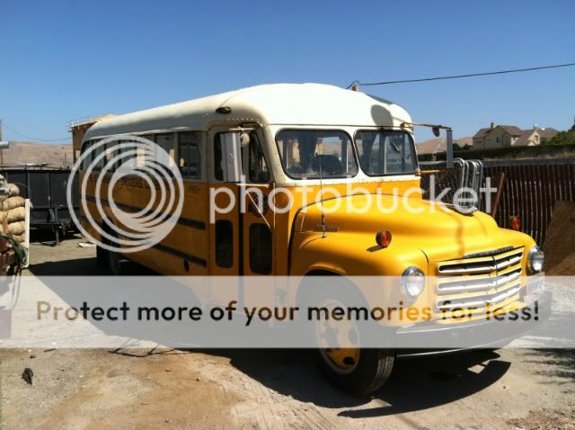 Znalezione obrazy dla zapytania 1950s school bus