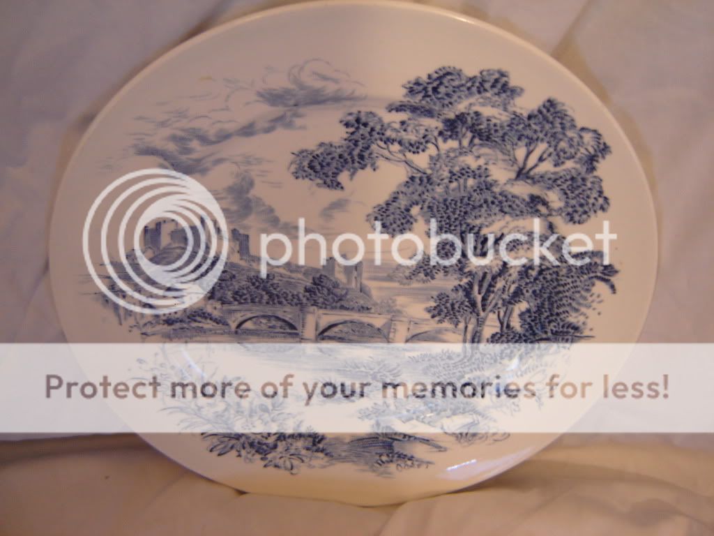 LOT OF 5 WEDGWOOD CHINA COUNTRYSIDE DINNER PLATES